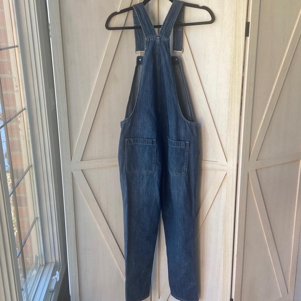 GAP for Good Slouchy Overalls Medium Indigo, Size XS Women - Picture 13 of 13